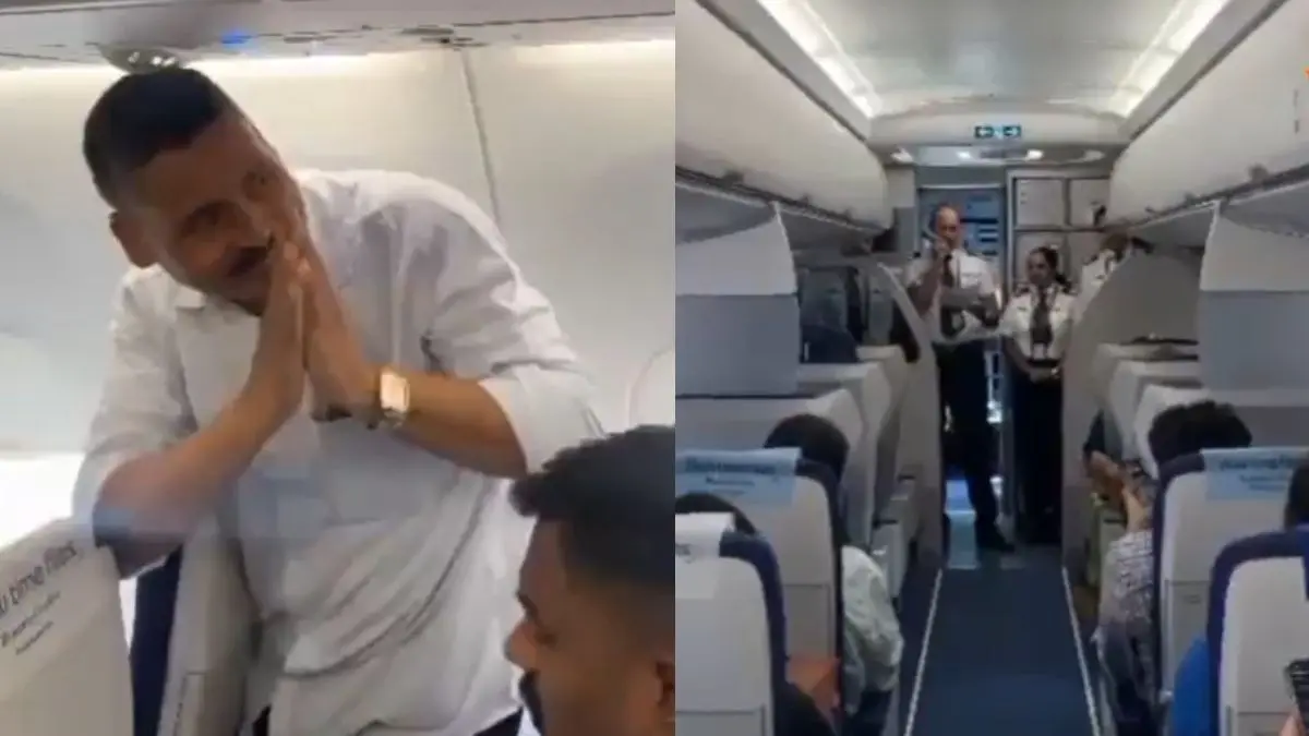 BSF Officer Honoured in Indigo Flight