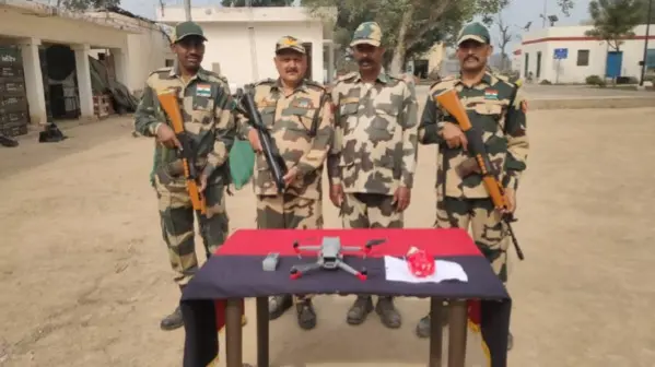 Crackdown on Narcotics: BSF Seizes Drone Carrying 1 Kg Heroin Near Amritsar BSF recovers drone carrying heroin in parts of Punjab