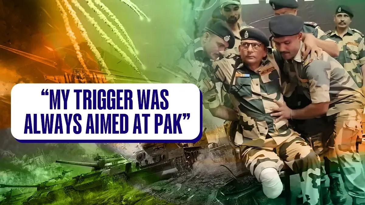 This One-Legged BSF Braveheart's Trigger Was "Always Aimed At Pakistan" During Op-Sindoor BSF Sub-Inspector Vyas Dev was awarded gallantry medals for displaying "conspicuous bravery" and "unmatched valour" during Op-Sindoor against Pakistan.
