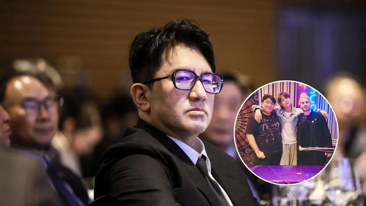 BTS Agency HYBE Founder Bang Si-Hyuk Appears Before Seoul Police In ₹32.7 Crore Fraud Case