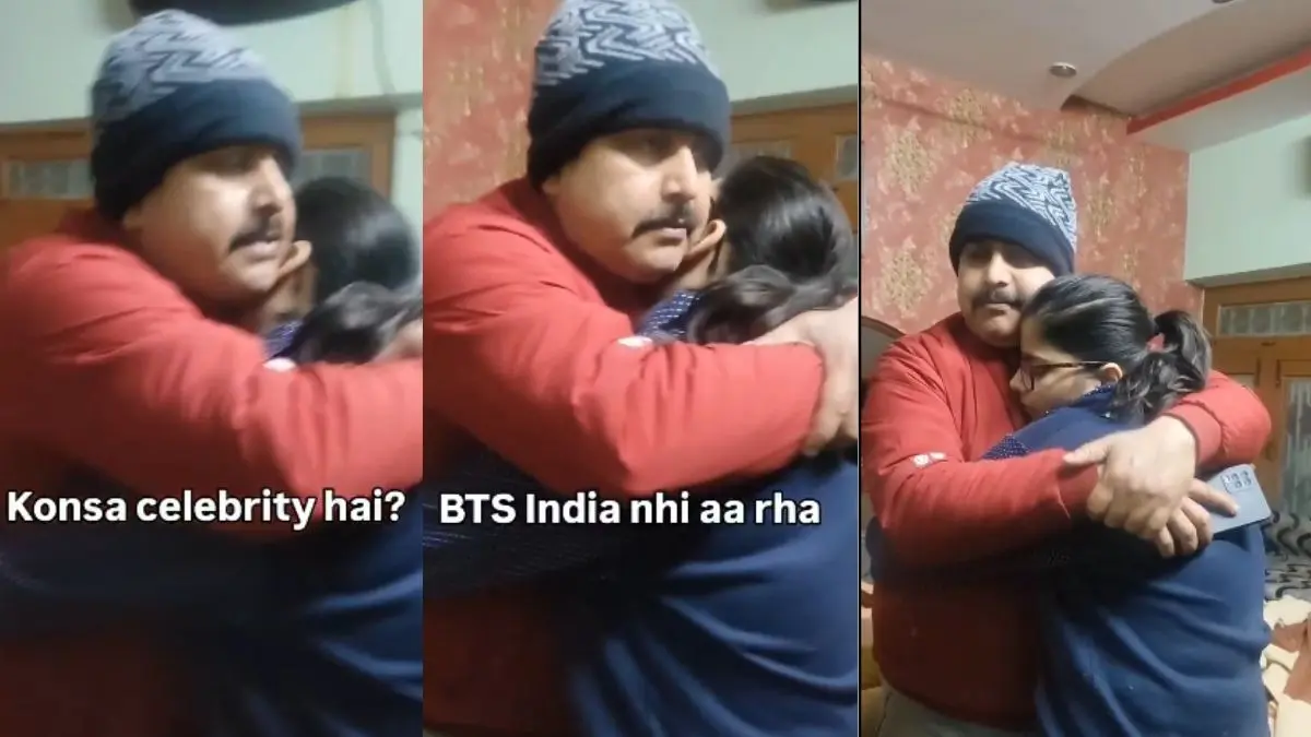'BTS India Nahi Aa Raha': Heartbroken Fan's Cute Exchange With Father Wins Hearts Online | WATCH 'BTS India Nahi Aa Raha': Heartbroken Fan's Cute Exchange With Father Wins Hearts Online