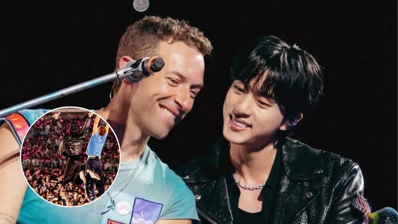 BTS Jin Joins Stage With Coldplay's Chris Martin For The First Time After Military Discharge