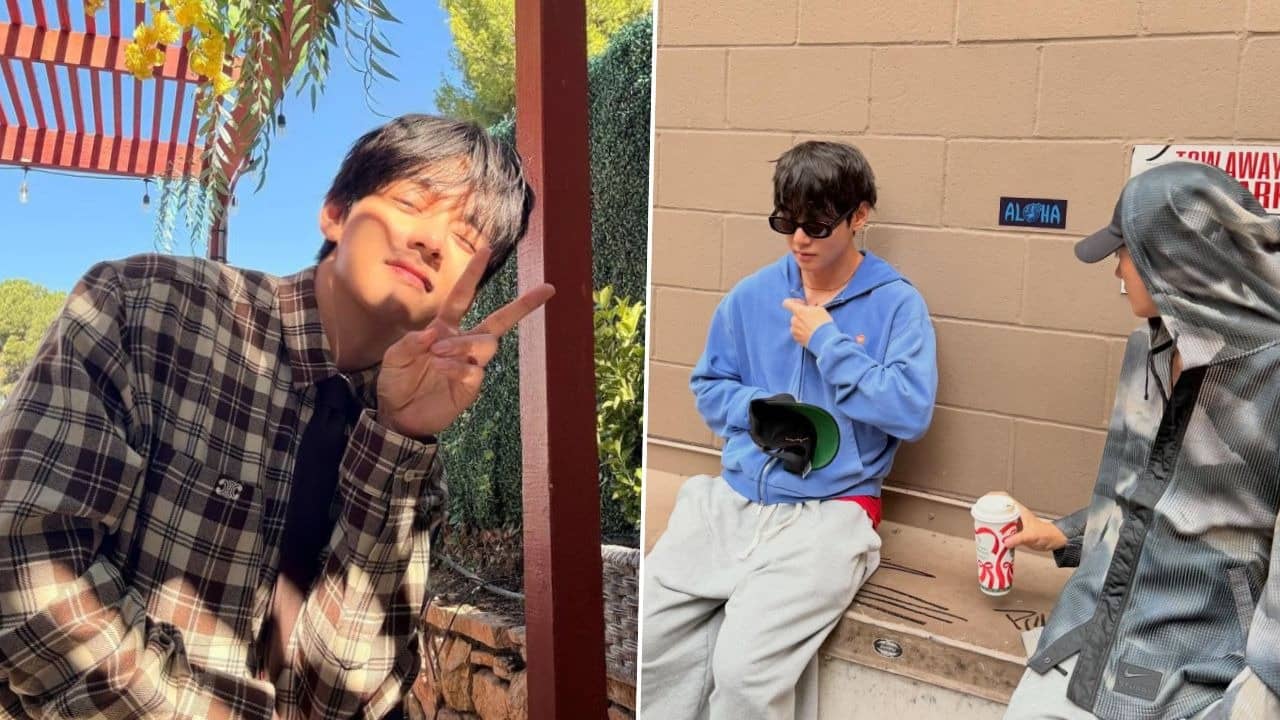 BTS Taehyung Buys ₹2.68 Crore Mustang? V's New Hawaii Vacation Snaps With Park Hyung Sik Go Viral