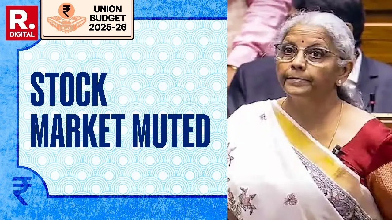 Budget 2025: Stock Maket Muted, As FM Nirmala Sitharaman Presents Union Budget Budget 2025