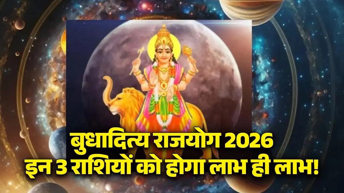 Budhaditya Rajyog 2026: जल्द बनने जा रहा है बुधादित्य राजयोग, इन 3 राशियों को मिलेगा पैसा, होगा व्यापार और आर्थिक लाभ Budhaditya Rajyog 2026