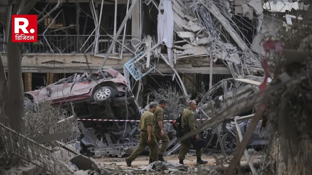 Buildings turned into rubble pictures show the devastation of Israel and Iran