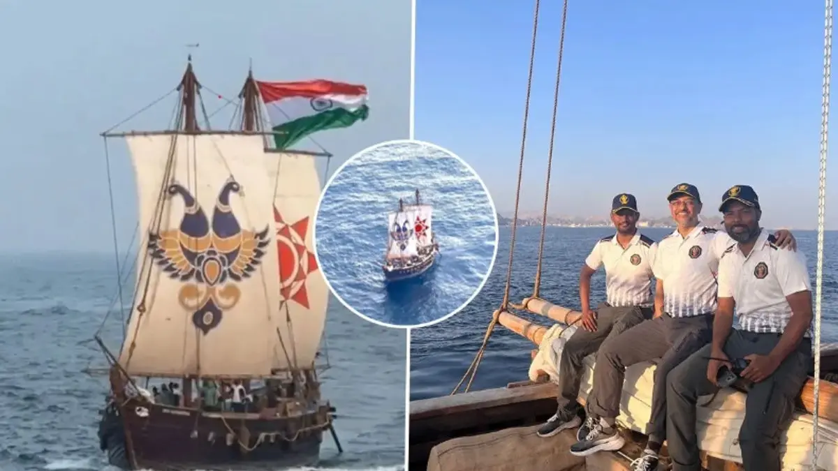 Built Handstitched Wooden Ship To 'Rekindle History', Says Sanjeev Sanyal As INSV Kaundinya Reaches Oman