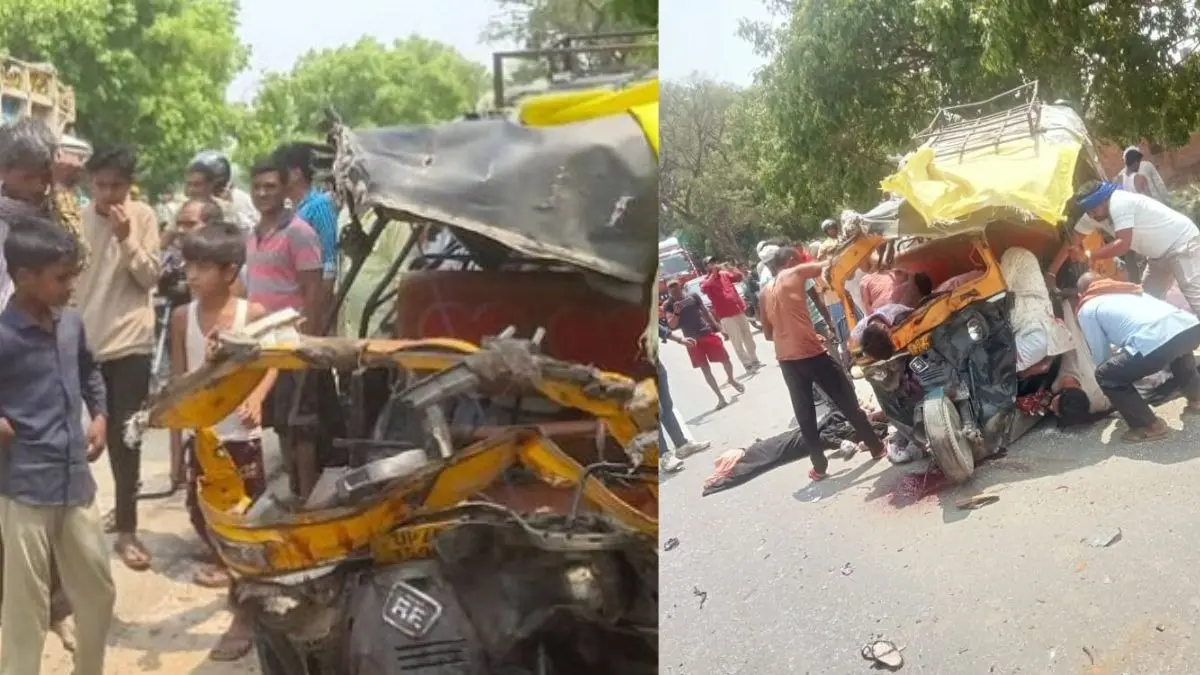 bus and tempo collide