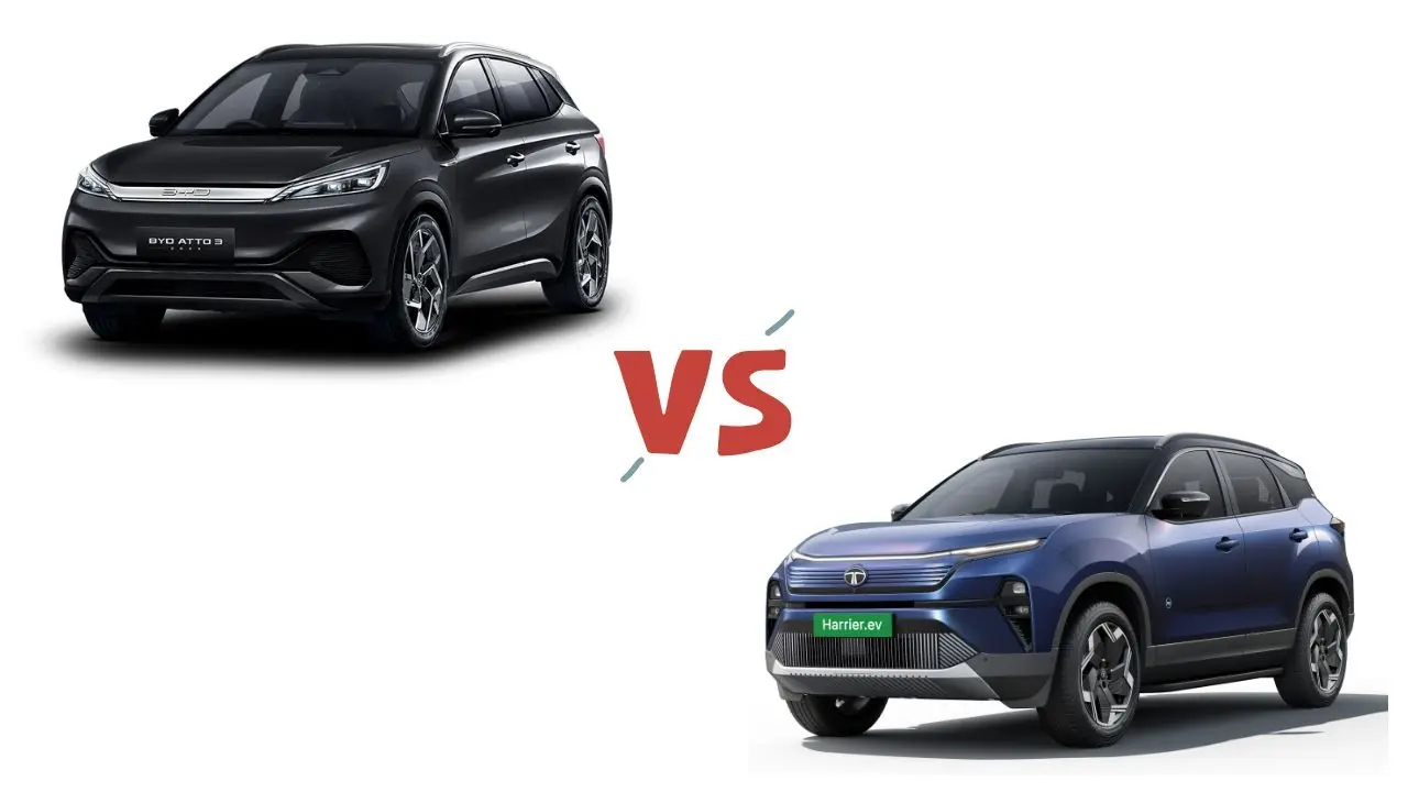 BYD Atto 3 vs Tata Harrier EV