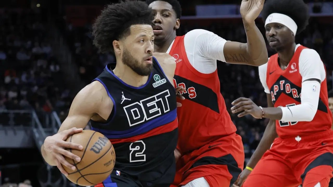 Cunningham’s Triple-Double Leads Pistons to 123-114 Victory Over Slumping Raptors Cade Cunningham
