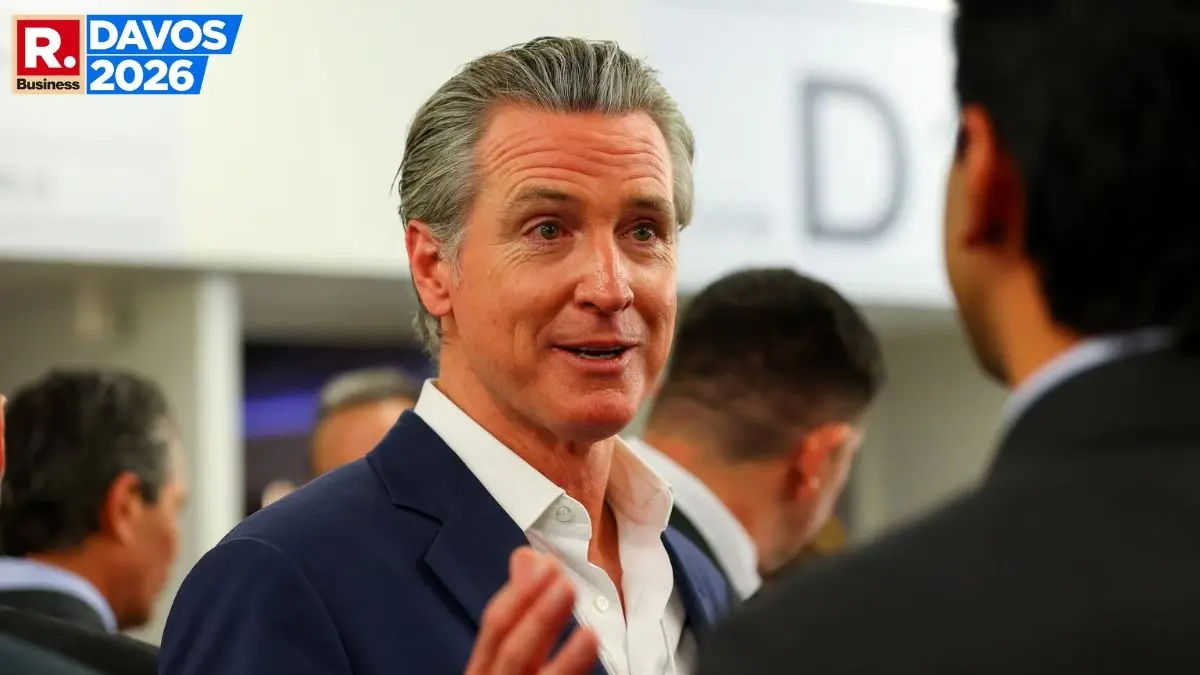 California Governor Gavin Newsom criticised US President Donald Trump’s economic narrative at the World Economic Forum in Davos