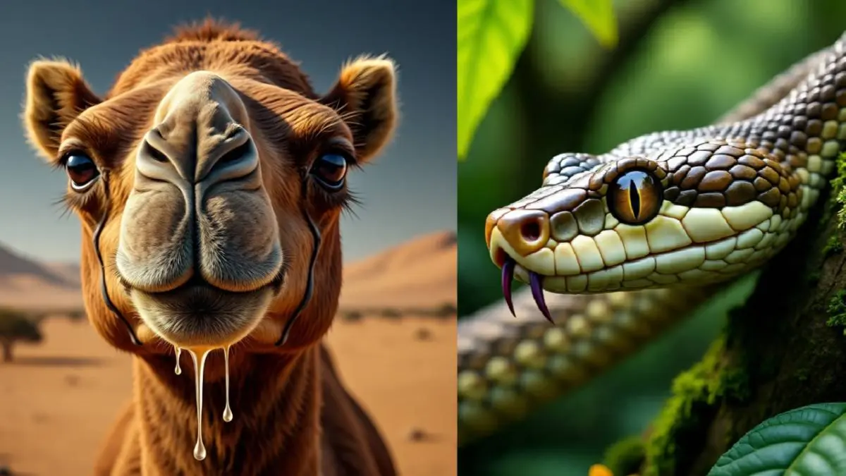 Camel Tears can cure snake venom