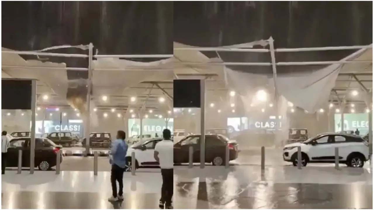 Canopy Collapses at Delhi Airport in Thunderstorm