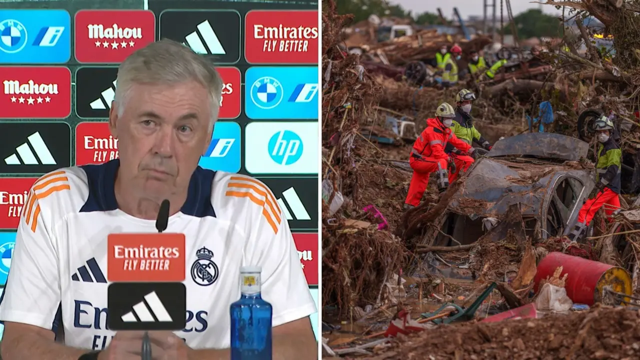 'Football Should've Stopped': Ancelotti Slams La Liga For Continuing Games Despite 200 People Dying Carlo Ancelotti slams La Liga for continuing games despite Spain floods