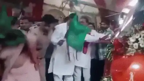 Video: BJP MLA Falls On Tracks During Vande Bharat Flagging Off Amid Rush, Chaos