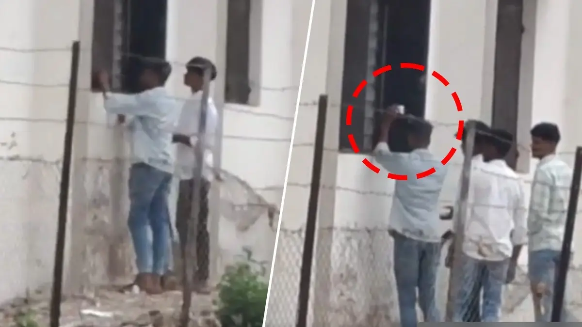 Mass Cheating Exposed On CCTV As Relatives Deliver Cheating Slips To Students In Maharashtra's Shirur CCTV Fails to Curb Malpractice: Video Reveals Mass Cheating in the Biology Exam
