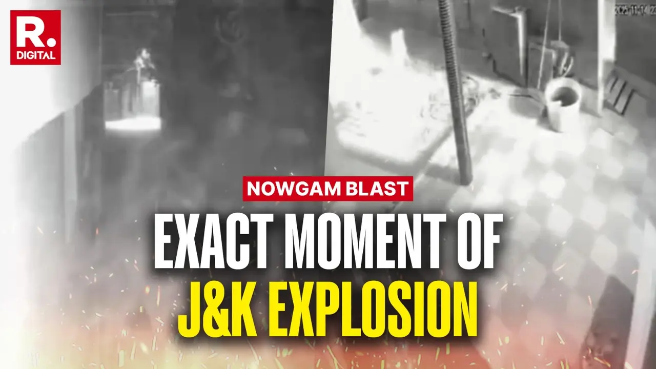 CCTV Footage Catches Exact Moment Of Deadly Nowgam Blast, Windows Rattle As Blinding Light Covers Camera Lens | WATCH