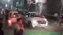 Wedding Car Burns Into Ashes After Man Bursts Firecrackers From Sun Roof | Viral Video Wedding Car Burns Into Ashes After Man Bursts Firecrackers From Sun Roof | Viral Video