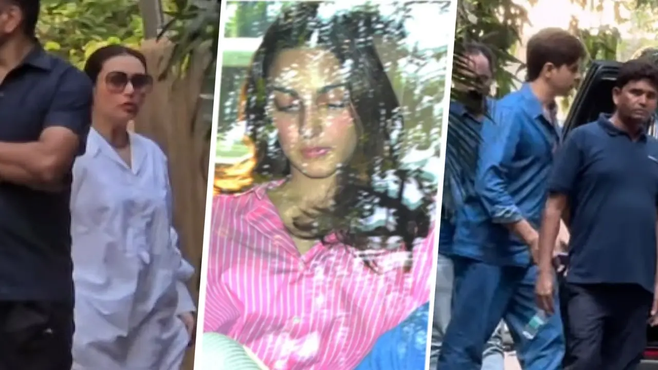 Sidharth Malhotra-Kiara Advani, Rani Mukerji, Kajol Arrive At Ayan's Home To Offer Condolences After Deb Mukherjee’s Death Celebs at Ayan Mukerji's residence