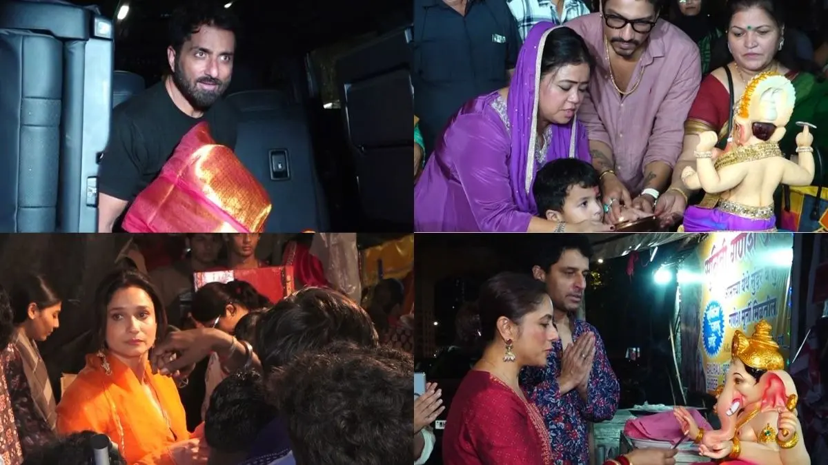 Celebs bring home Lord Ganesha