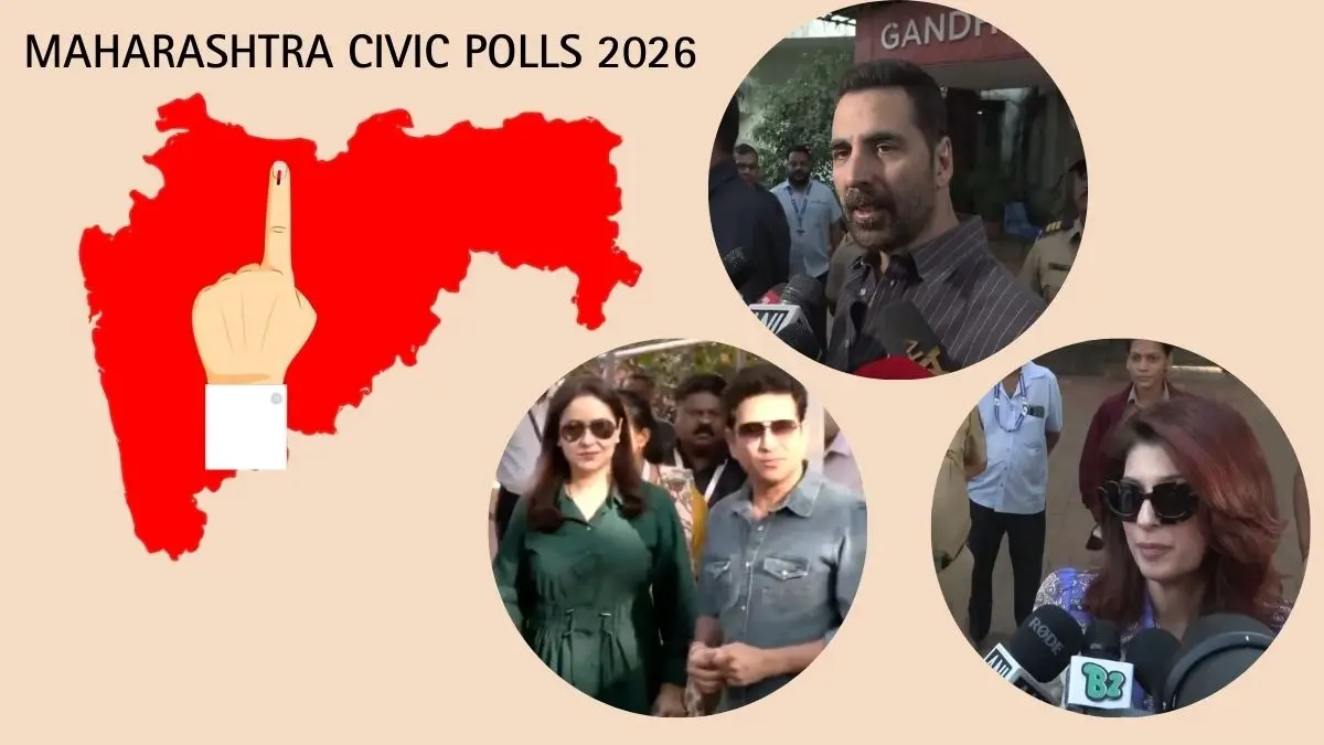 Maharashtra Civic Polls 2026: Akshay Kumar, Twinkle Khanna, Sachin Tendulkar, And Other Celebs Cast Their Votes In Mumbai Celebs Cast Vote In Mumbai