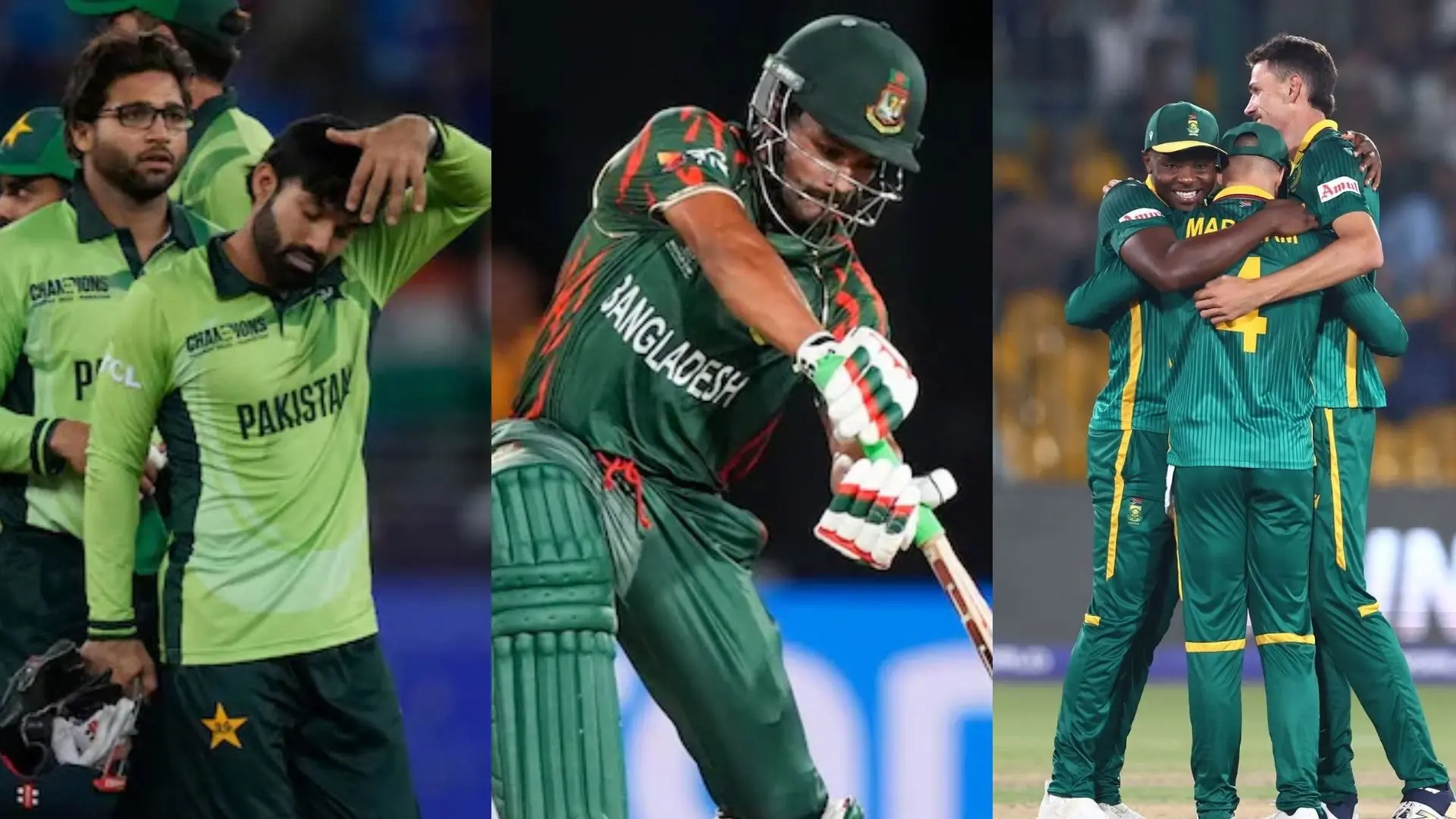 Champions Trophy India new Zealand in and Pakistan Bangladesh out from Semifinal race