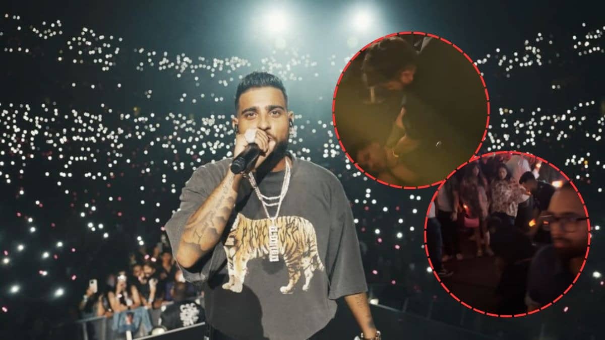 Chaos ensues at Karan Aujla's Delhi Concert