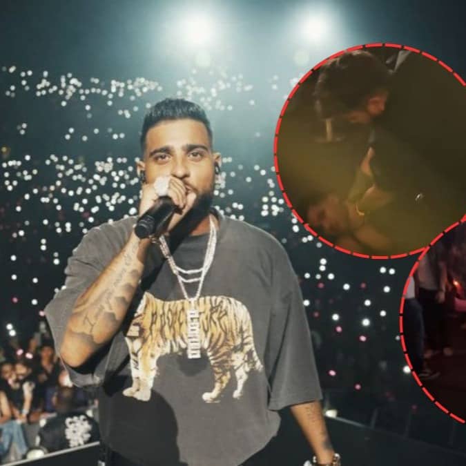 Chaos ensues at Karan Aujla's Delhi Concert
