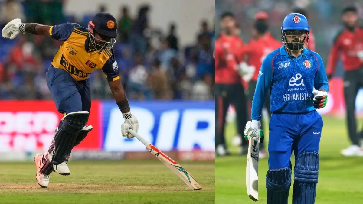 Charith Asalanka and Rashid Khan