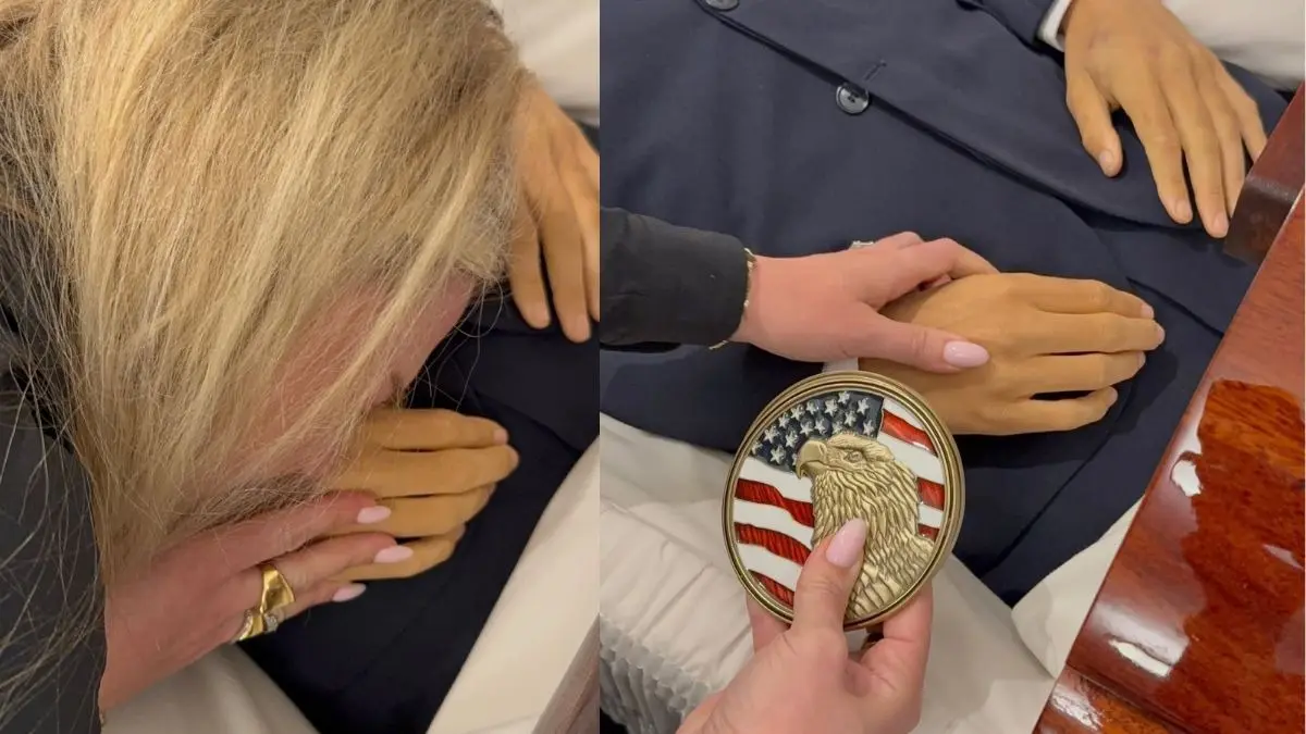 'The World Is Evil, But…': Erika Kirk Shares Tearful Video Kissing Husband Charlie Kirk’s Hand In Heartbreaking Goodbye Charlie Kirk