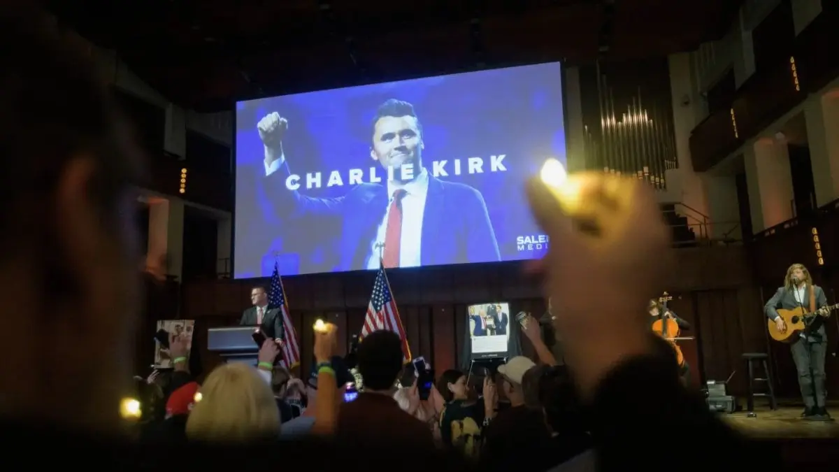 DNA Evidence Found Near Scene of Charlie Kirk's Shooting Matches 22-Year-Old Accused, FBI Director Says Charlie Kirk memorial