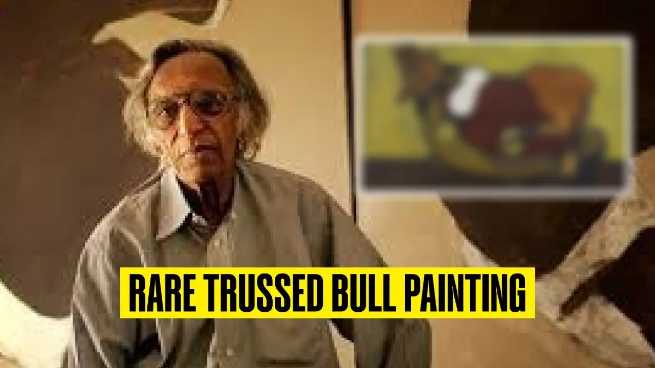 Check the Rare 1956 Trussed Bull Painting by Tyeb Mehta That Has Set a New World Record Check Out the Rare Trussed Bull Painting That Sets a New World Record
