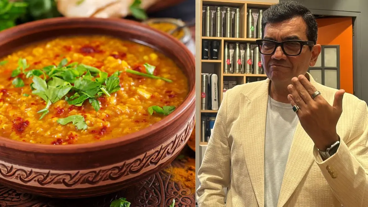 chef Sanjeev Kapoor style matka khichdi easy recipe using vegetables like spinach and good aroma instant simple food