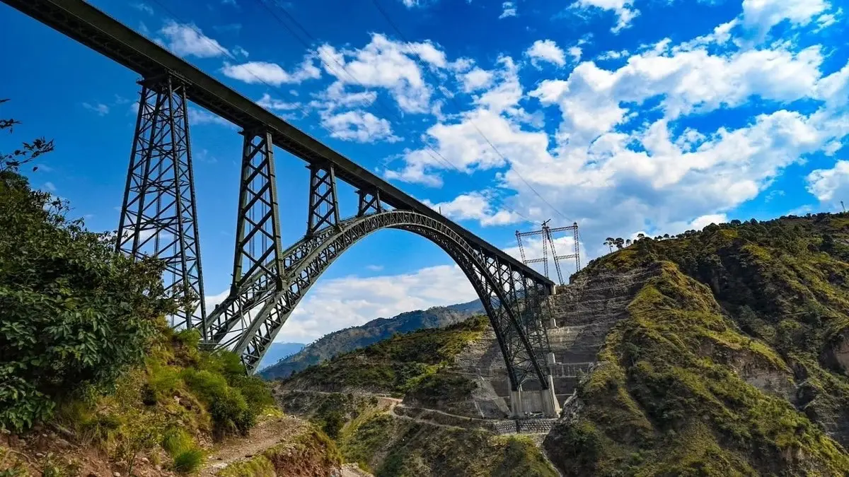 Chenab Rail Bridge, USBRL