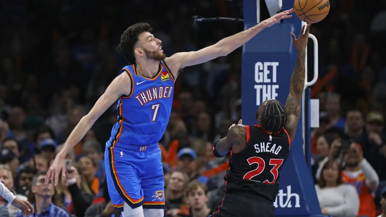 Jalen Williams Leads Thunder Past Raptors 121-109 as Chet Holmgren Returns From Injury Chet Holmgren