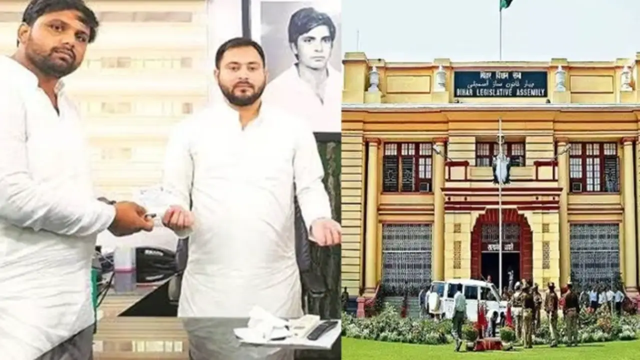 बिहार: ‘पालकांचे पाय…’, JDU आमदार चेतन आनंद यांनी तेजस्वी यादव यांच्या पायाला स्पर्श केला, शपथ घेतल्यानंतर त्यांनी लालू कुटुंबाबद्दलही मोठी गोष्ट सांगितली.