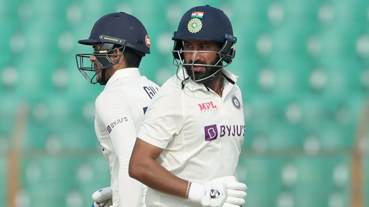 Cheteshwar Pujara and Shubman Gill