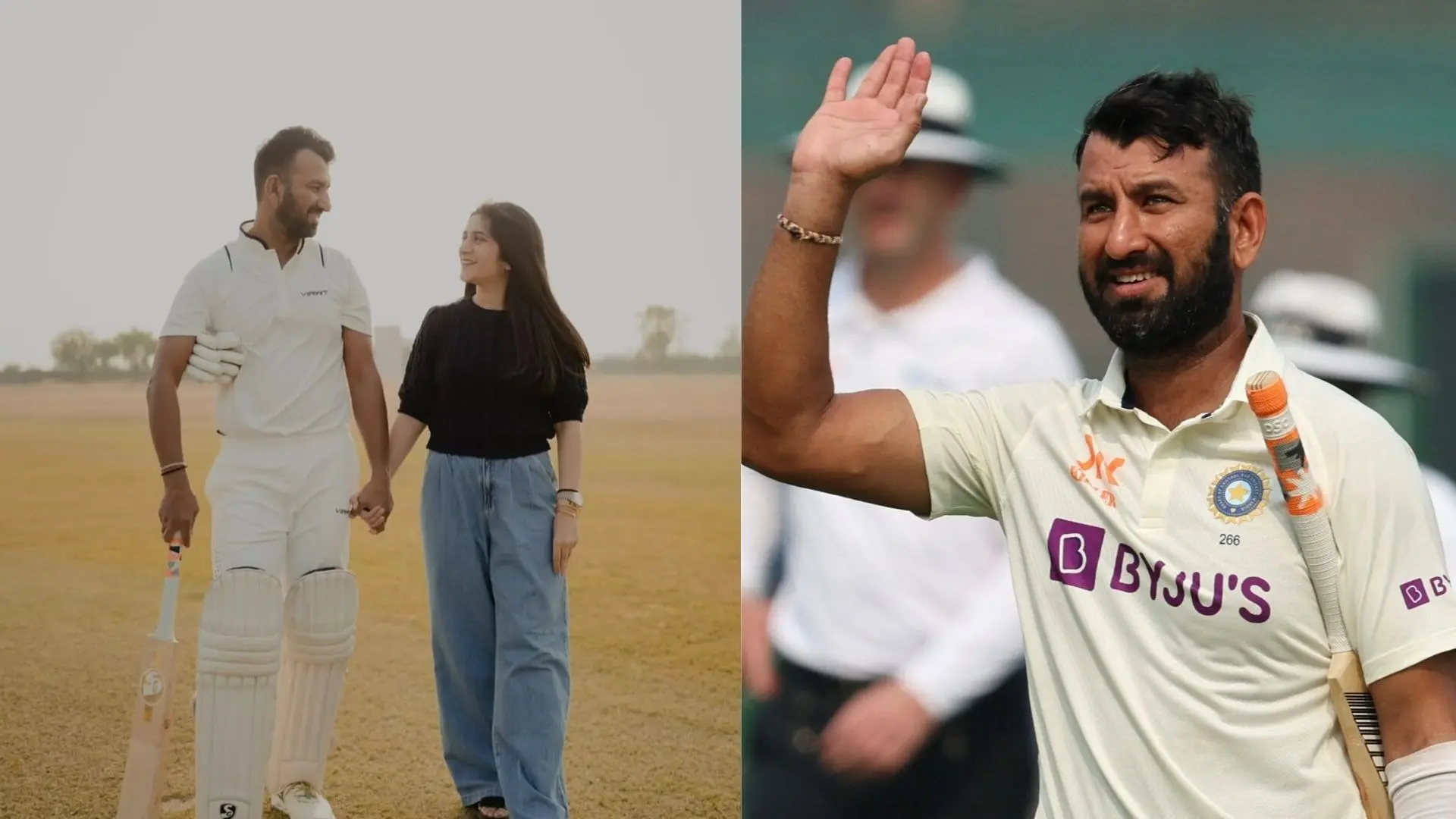 Cheteshwar Pujara wife reveals interesting incident when husband asked to separate hotel for her