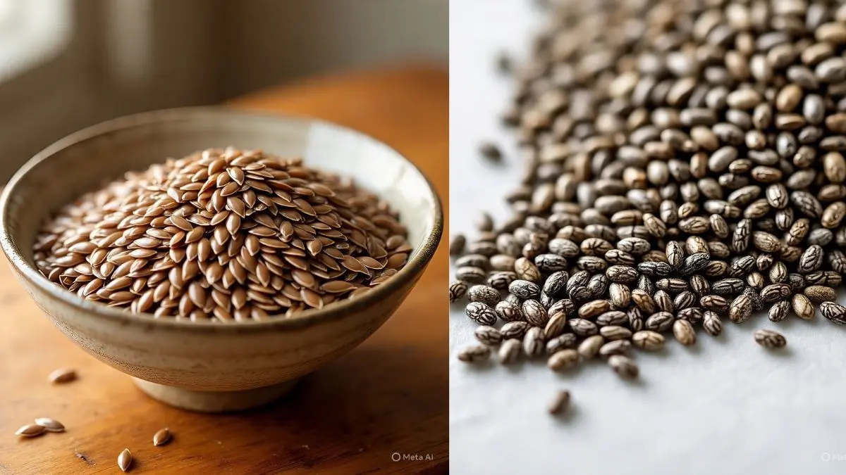 Chia or flax seeds