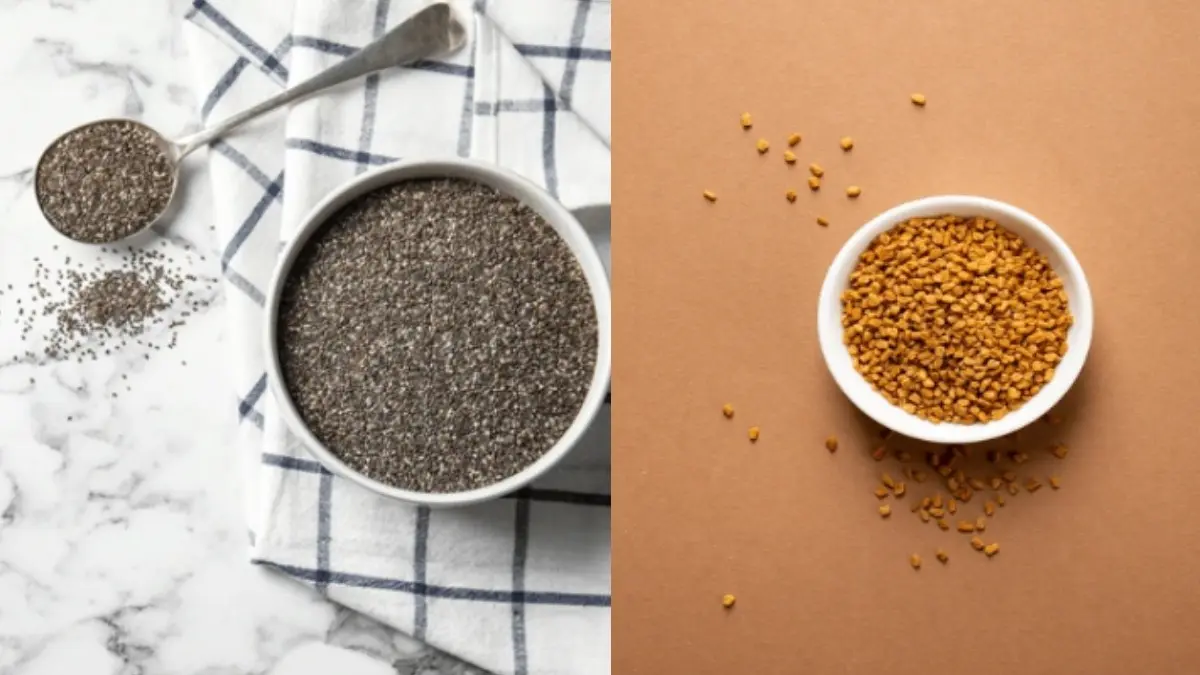 Chia Seeds Vs Methi Seeds: वजन घटाने के लिए कौन-सा है ज्यादा असरदार? जानें, समझें और आजमाएं सही विकल्प! Chia Seeds