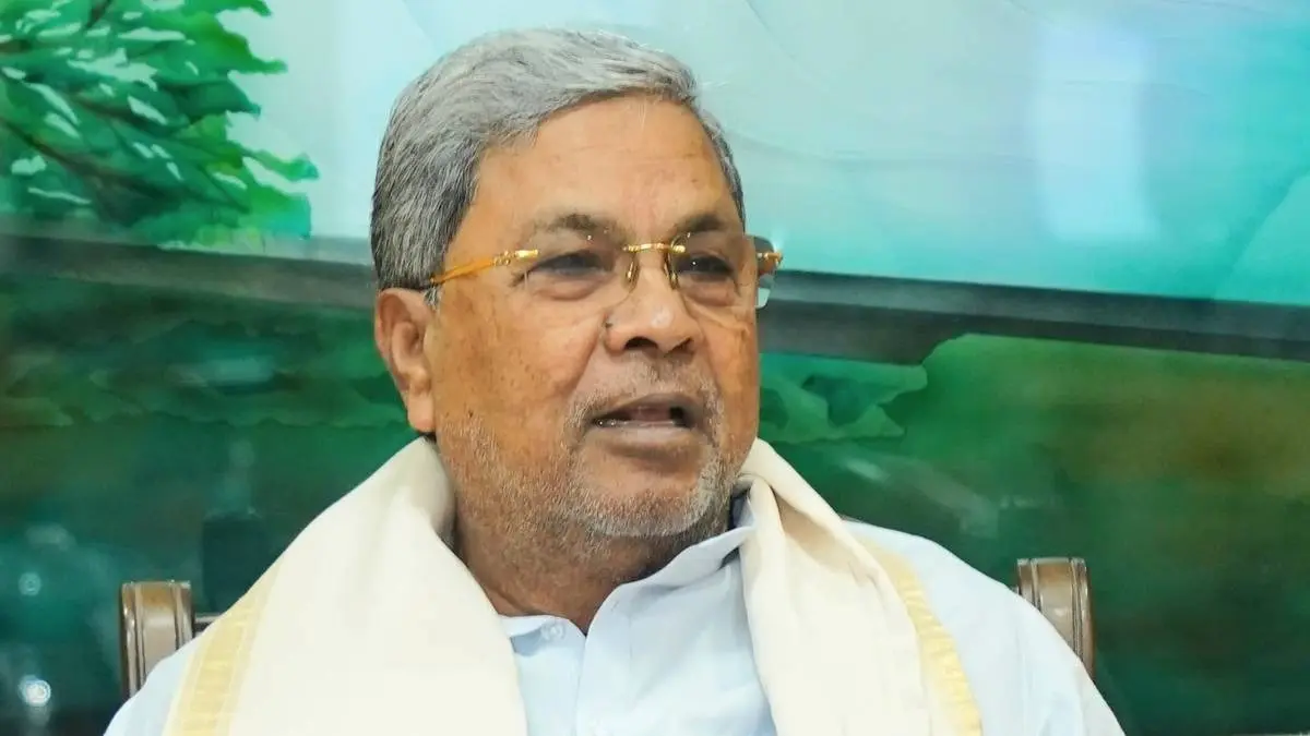 Chief Minister Siddaramaiah