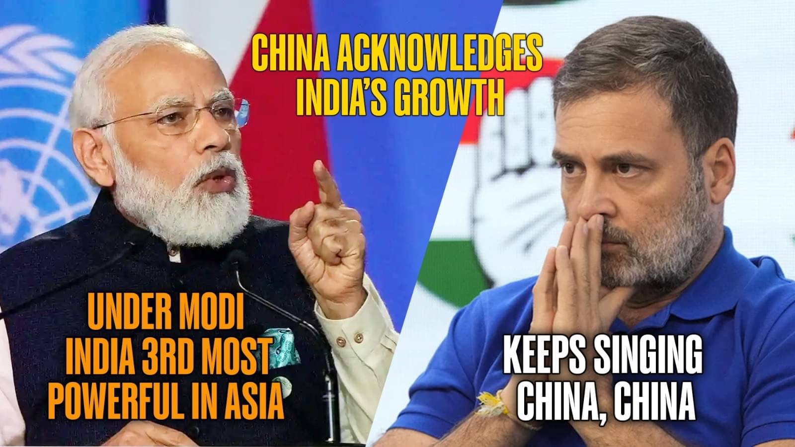China acknowledges india's growth 