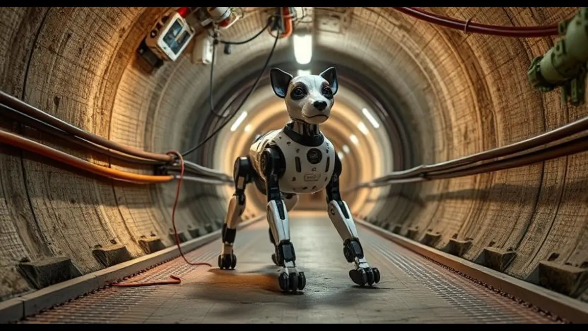 China Deploys Intelligent Robotic Dog in Underground Cable Tunnel For Inspection