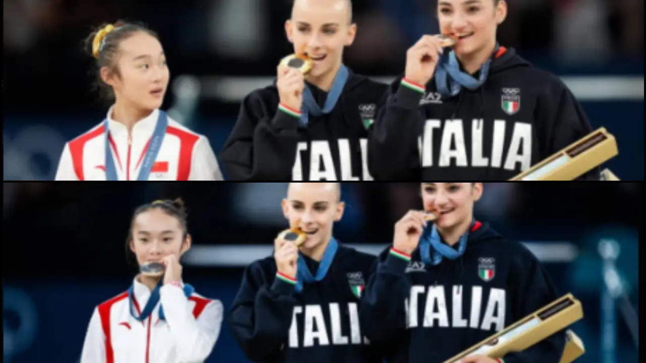 Chinese Gymnast Zhou Yaqin's Adorable Medal-Biting Reaction Goes Viral, Capturing Hearts Worldwide