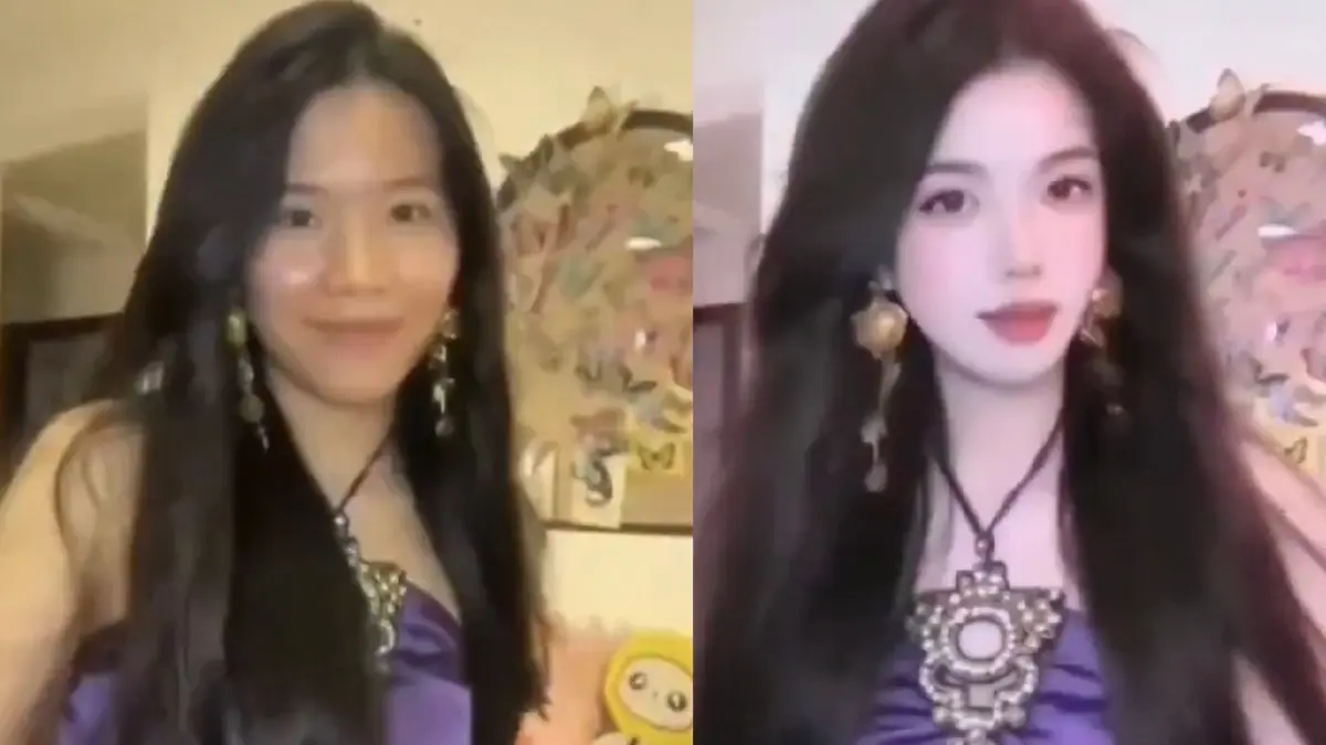 VIRAL: ब्यूटी फिल्टर हटा, तो इन्फ्लुएंसर की ‘असली शक्ल’ देख लोगों को लगा झटका! तुरंत घट गए लाखों फॉलोअर्स Chinese influencer loses followers after beauty filter glitch