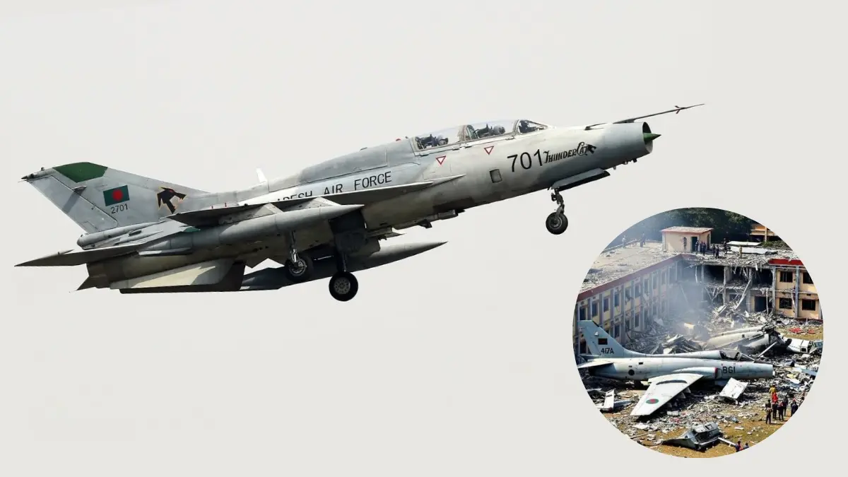 Chinese Made Bangladesh Air Force's F-7 Jet Crashes In Dhaka, Kills 19: What We Know About The Aircraft Chinese-Made F-7 BGI Fighter Jet Crashes in Dhaka