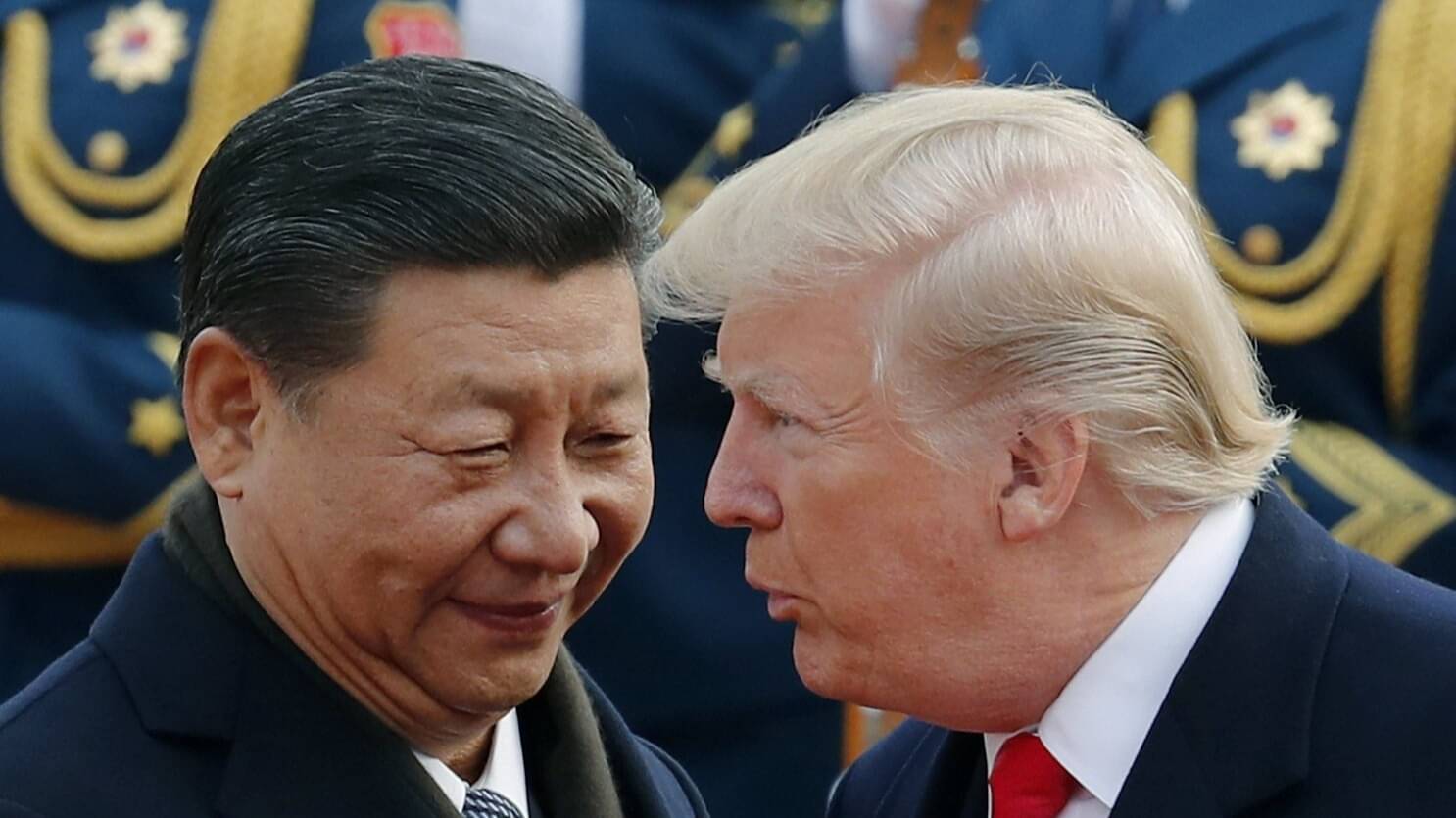 Chinese President Xi Jinping and US President Donald Trump