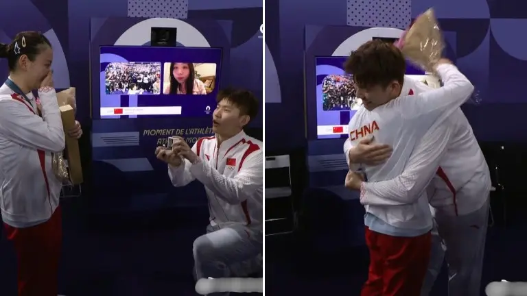 पेरिस ओलंपिक में रोमांस! पहले जीता गोल्ड मेडल फिर गर्लफ्रेंड के साथ खुलेआम किया ये काम, VIDEO वायरल