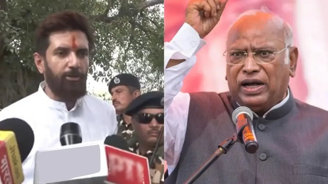 Chirag Paswan Mallikarjun Kharge