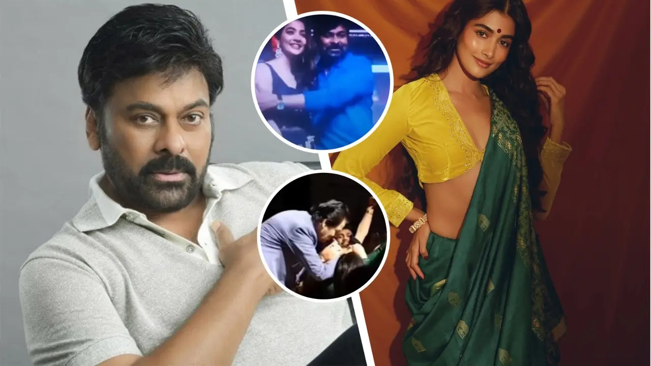 Chiranjeevi and Pooja Hegde promoted Acharya together